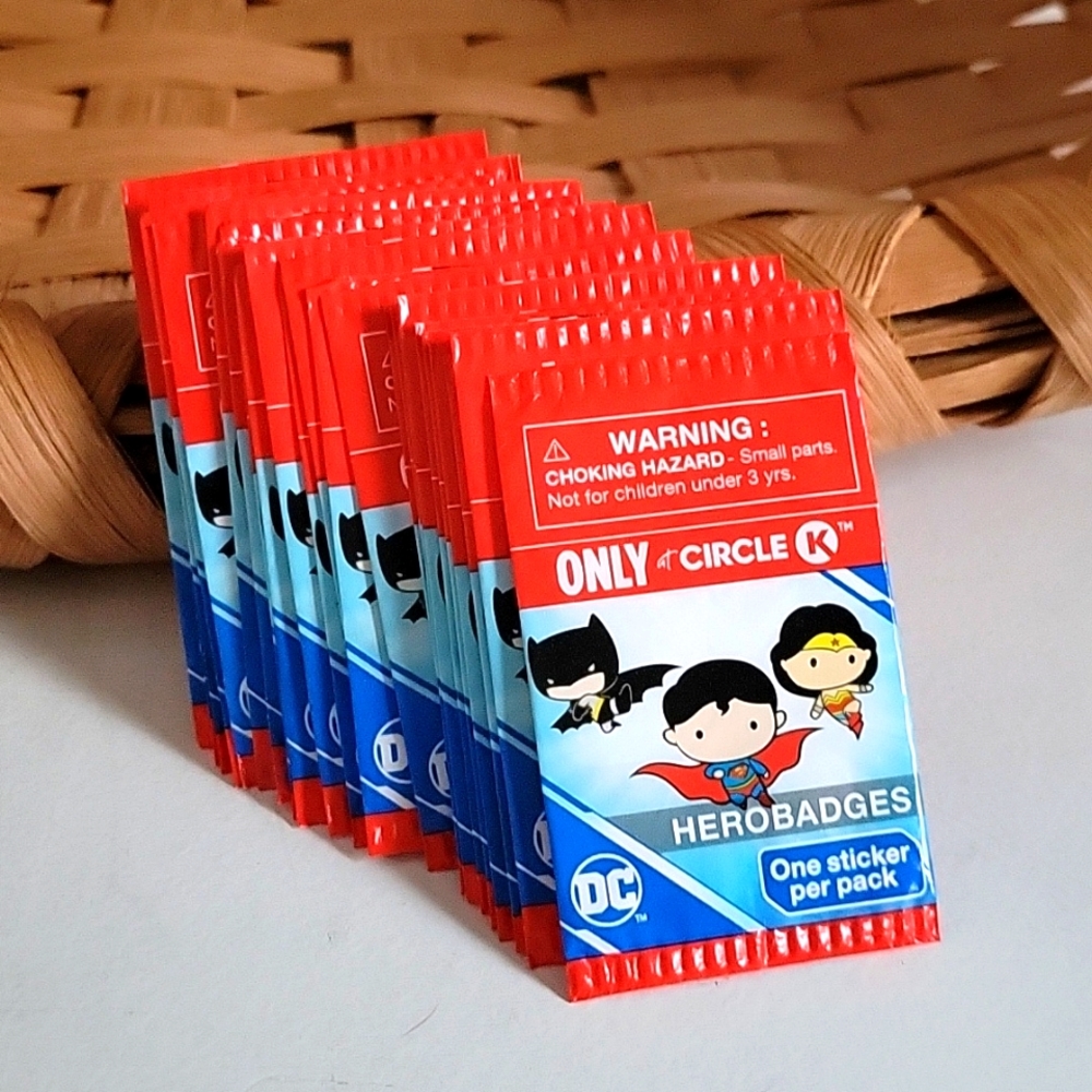 dc herobadges, RARE!